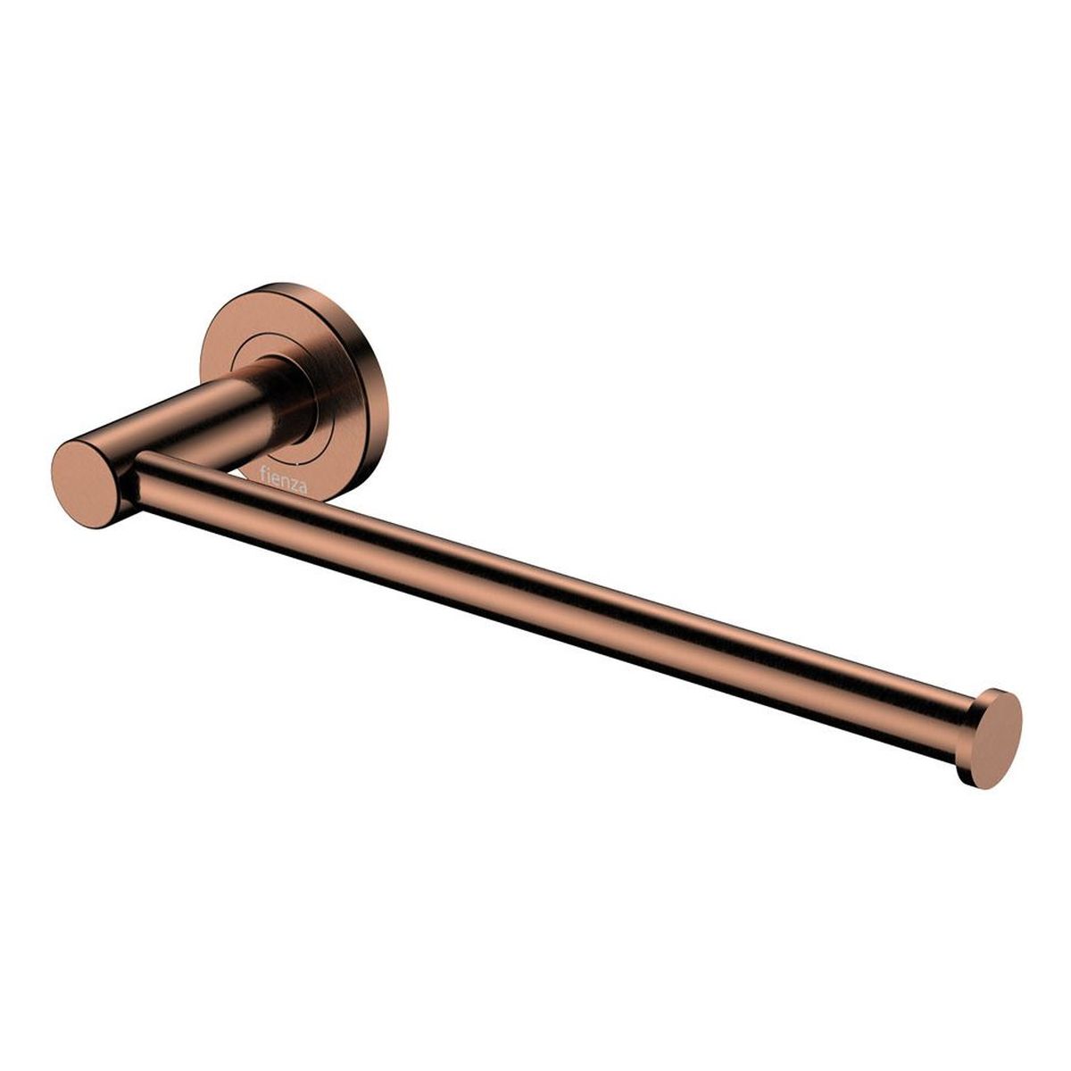 Kaya Hand Towel Rail/Toilet Roll Holder, Brushed Copper