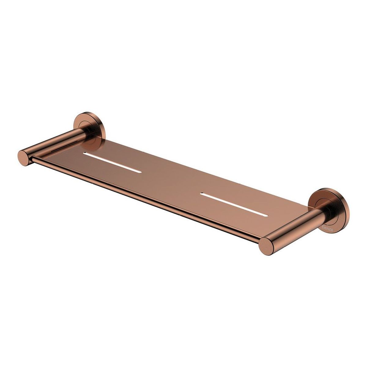 Kaya Shower Shelf, Brushed Copper