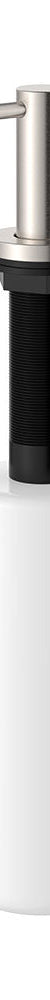 Kaya Bench Mounted Soap Dispenser, Brushed Nickel