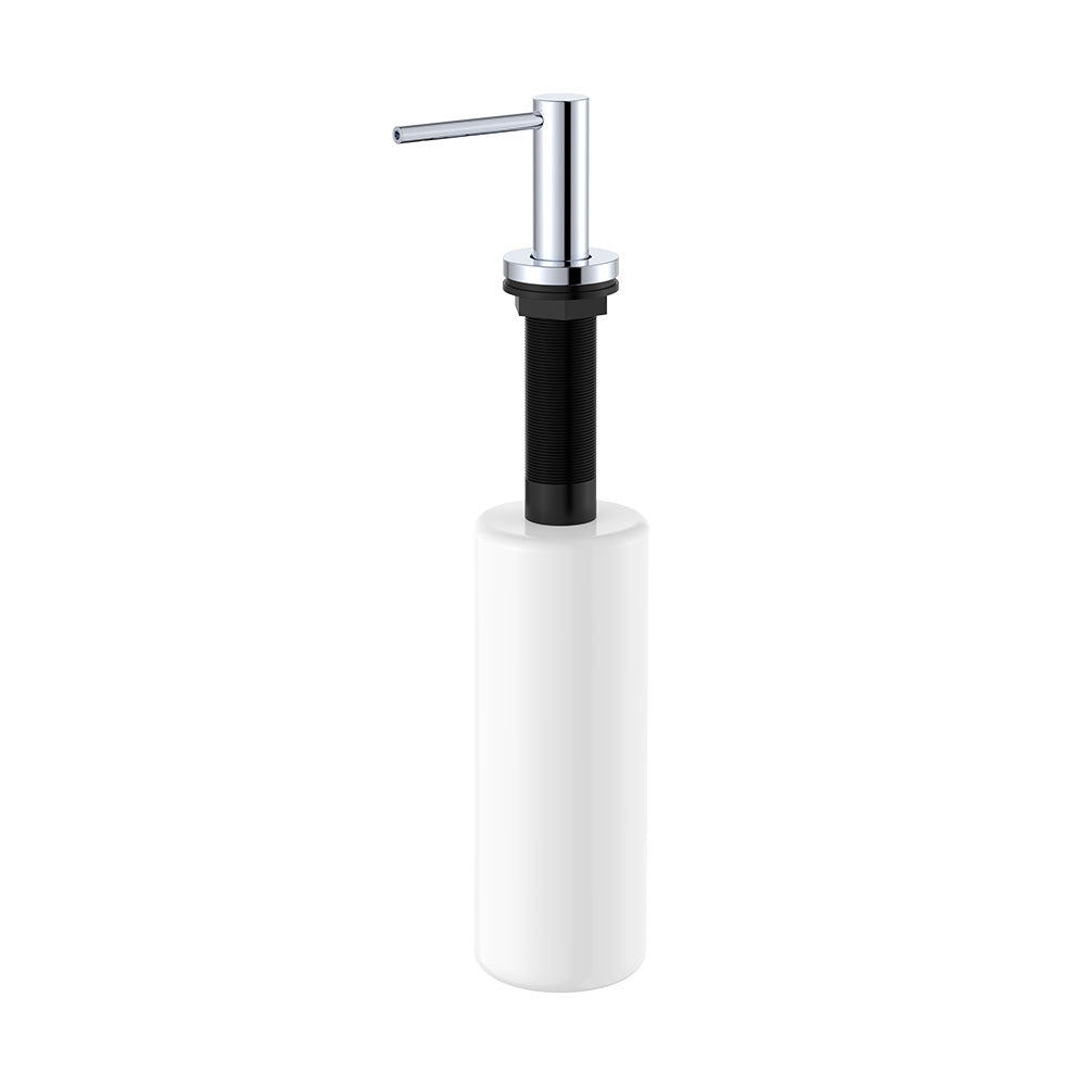 Kaya Bench Mounted Soap Dispenser, Chrome