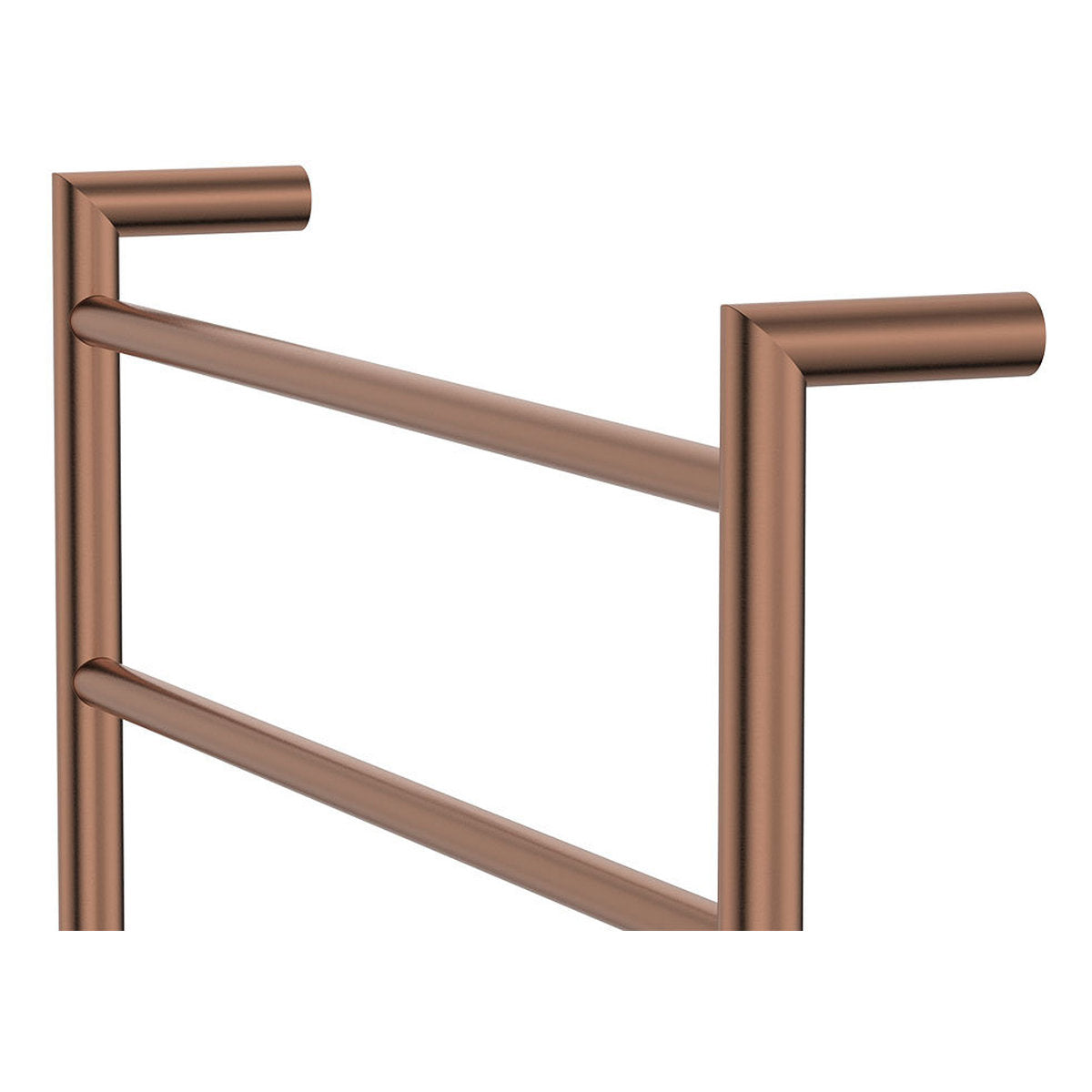 Kaya Heated Towel Rail, 600 x 800mm, Brushed Copper