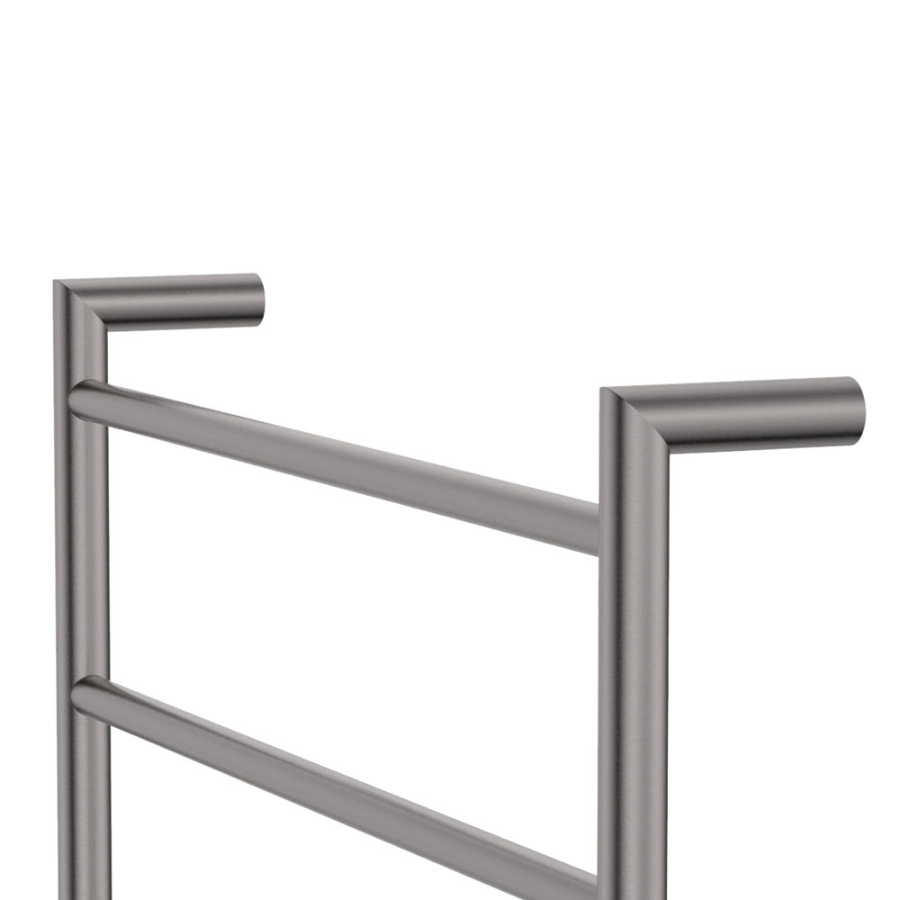 Kaya Heated Towel Rail, 600 x 800mm, Gun Metal