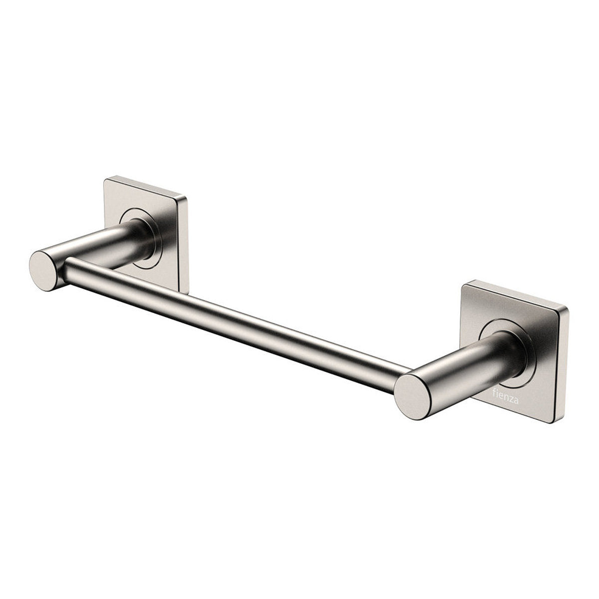 Fienza Sansa Single Towel Rail, 300mm, Brushed Nickel