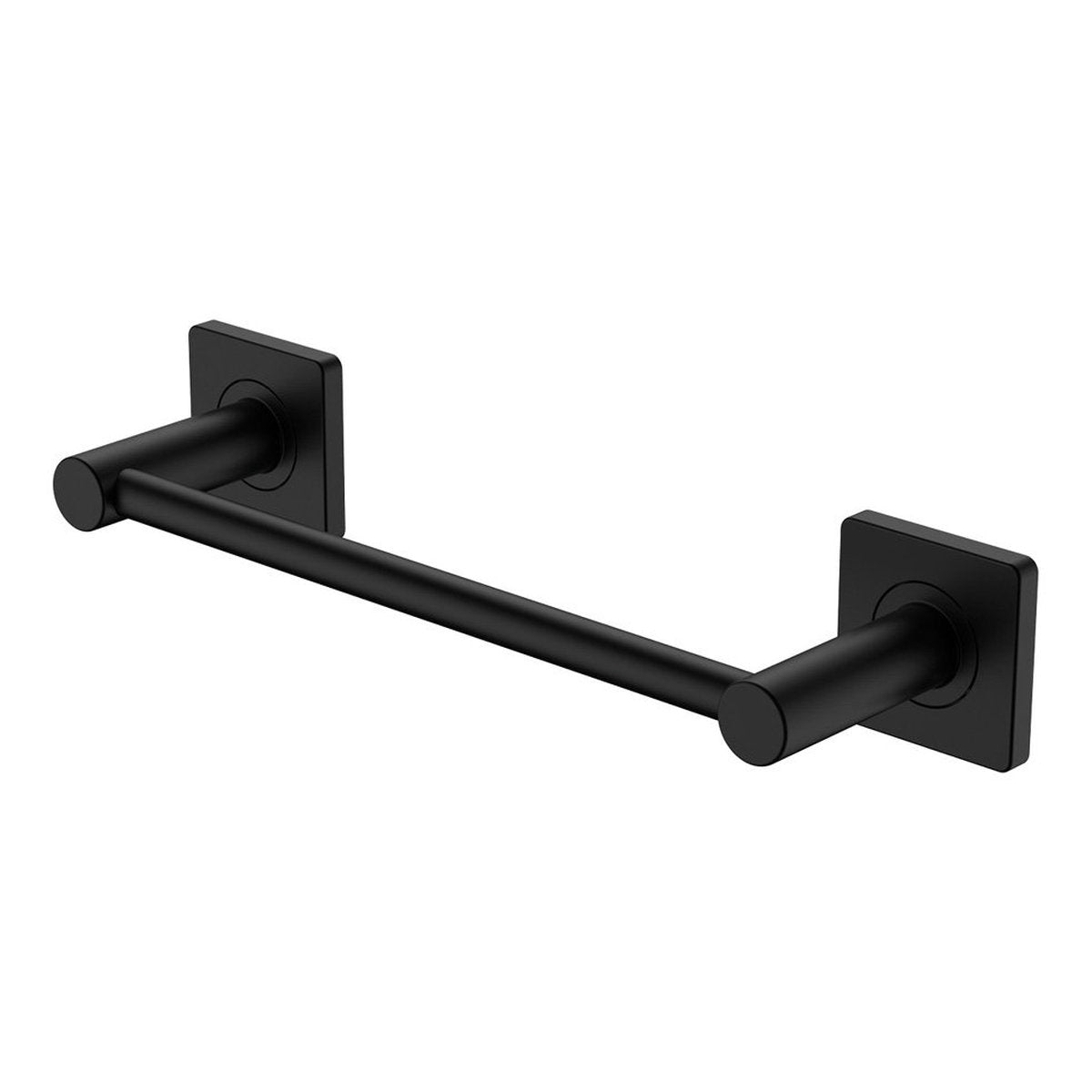 Fienza Sansa Single Towel Rail, 300mm, Matte Black