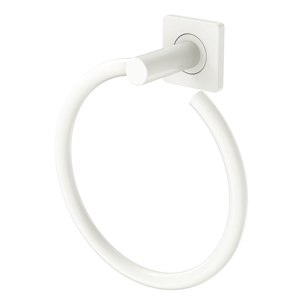 Fienza Sansa Hand Towel Ring, Matte White