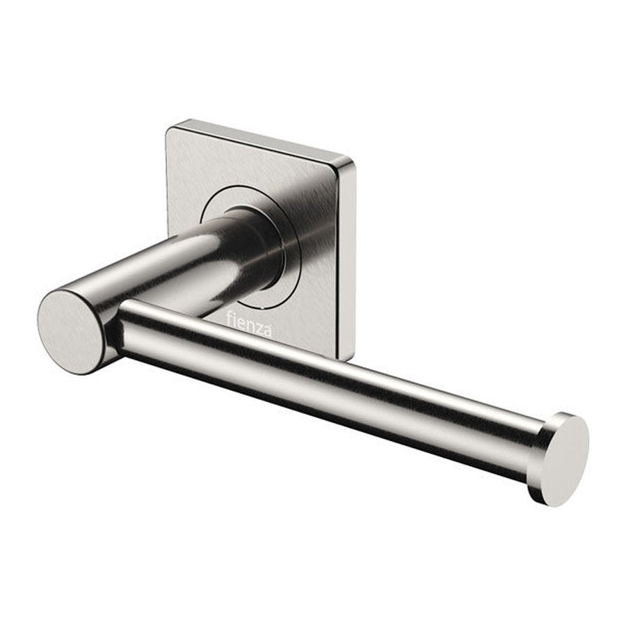 Fienza Sansa Toilet Roll Holder, Brushed Nickel