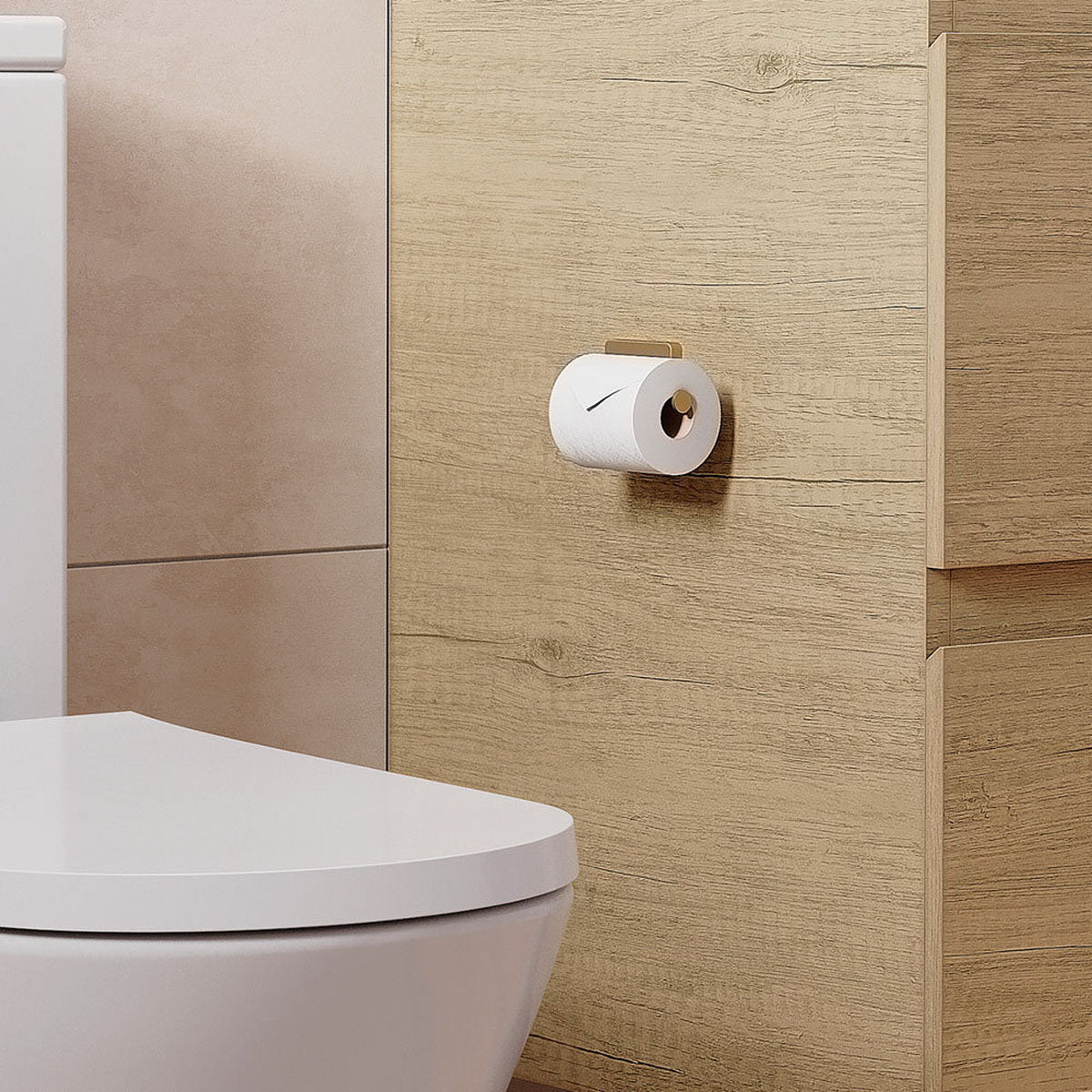 Fienza Sansa Toilet Roll Holder, Urban Brass