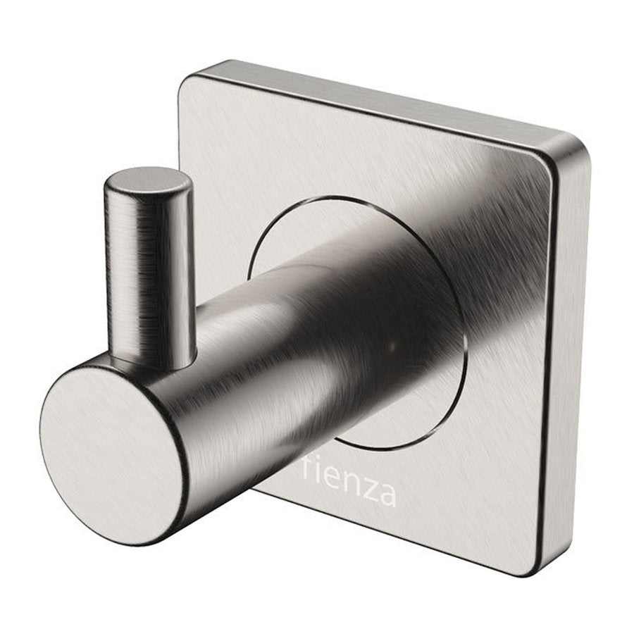 Fienza Sansa Robe Hook, Brushed Nickel