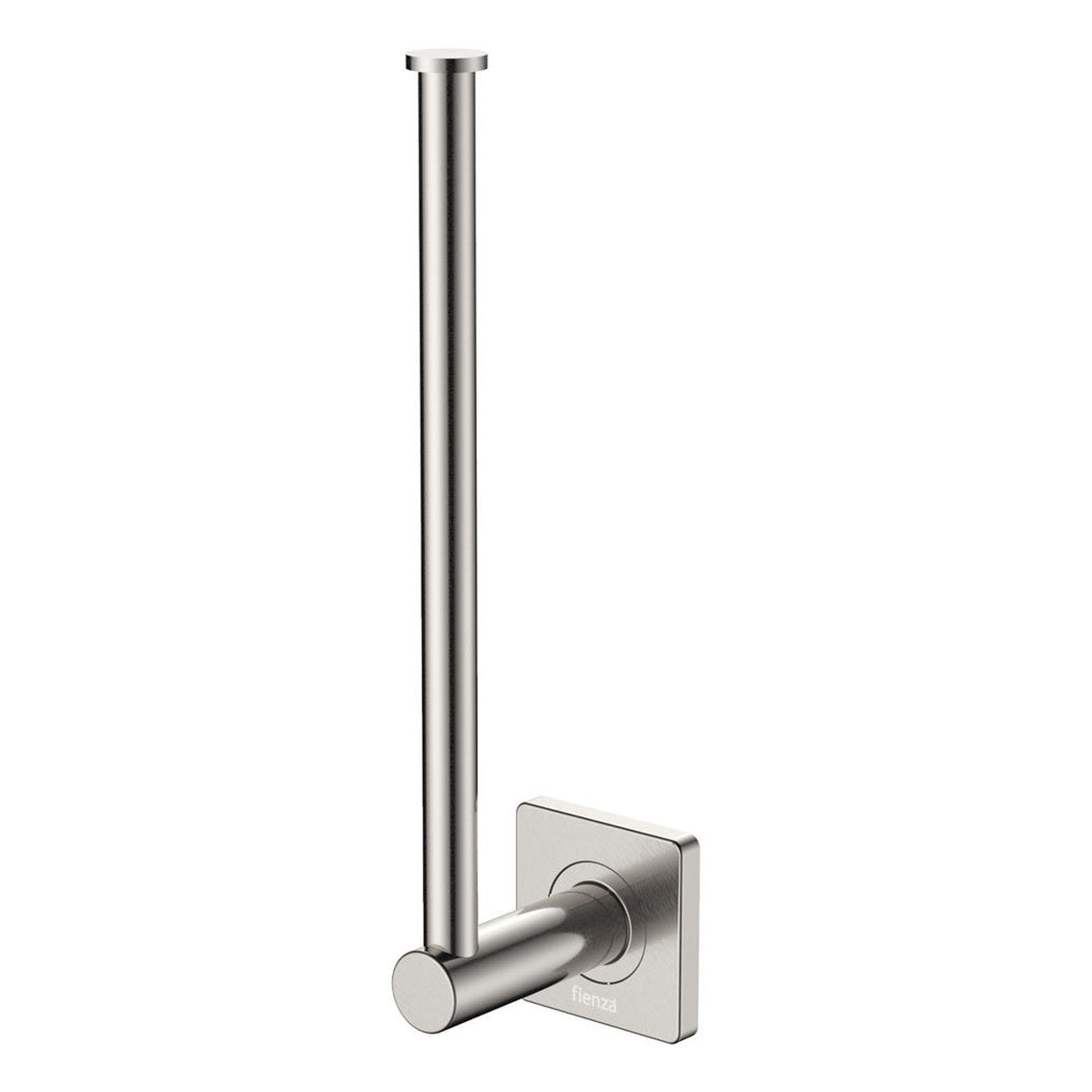 Fienza Sansa Hand Towel Rail/Toilet Roll Holder, Brushed Nickel