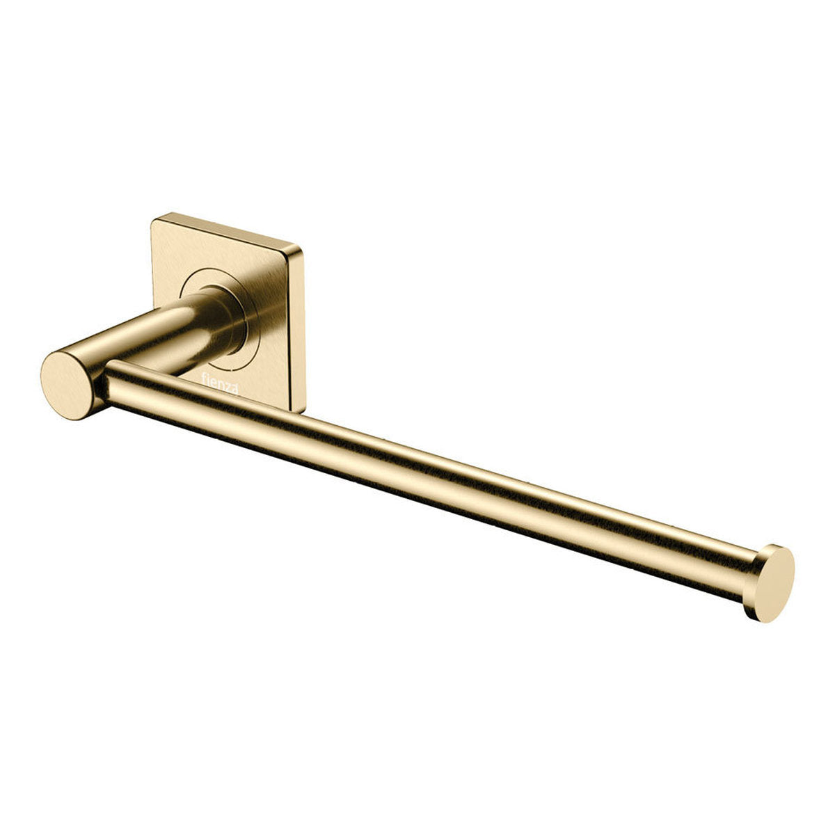 Fienza Sansa Hand Towel Rail/Toilet Roll Holder, Urban Brass