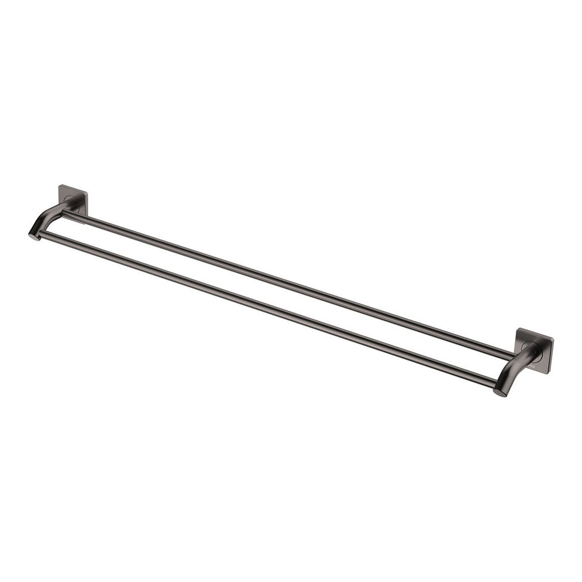 Fienza Sansa Double Towel Rail, 900mm, Gun Metal