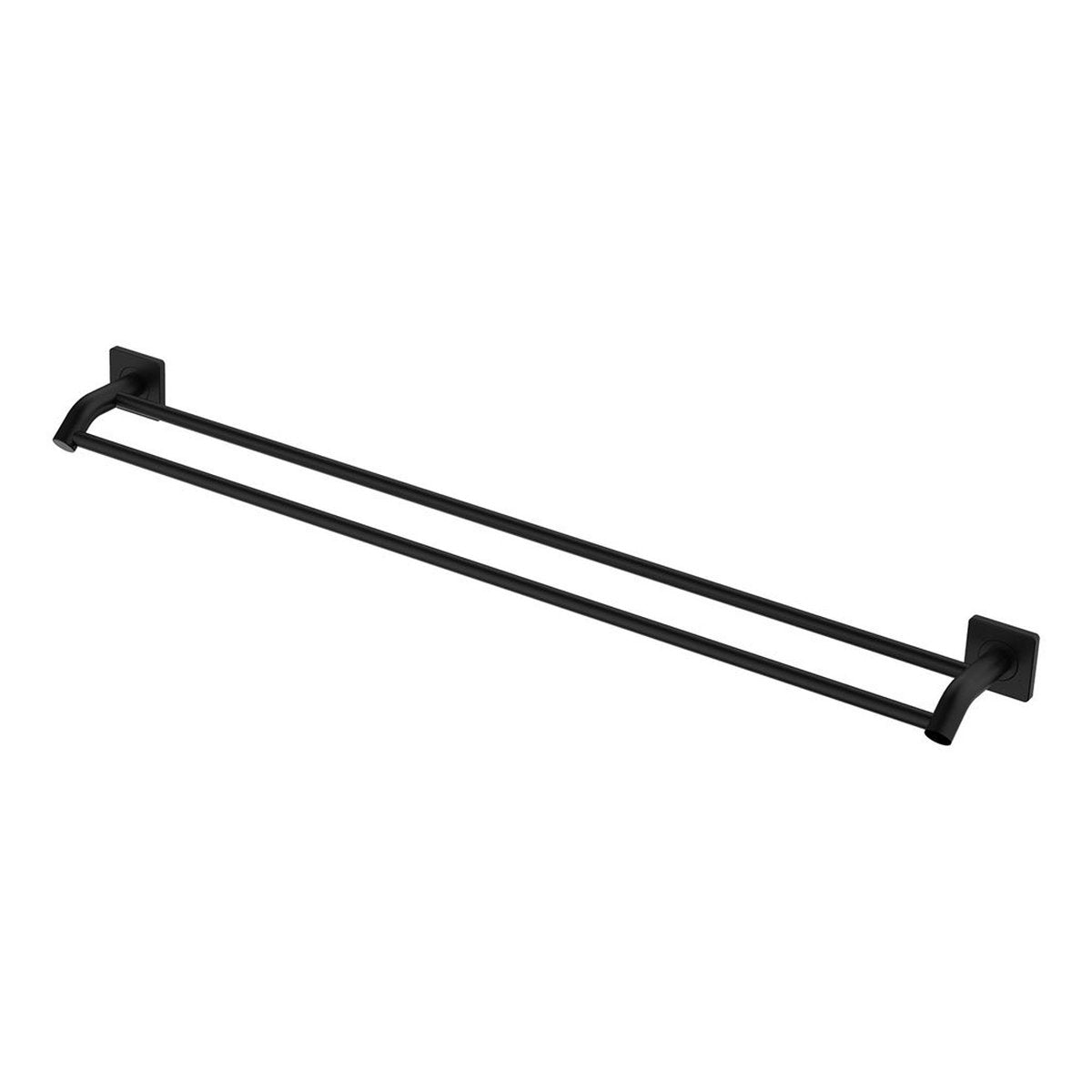 Fienza Sansa Double Towel Rail, 900mm, Matte Black