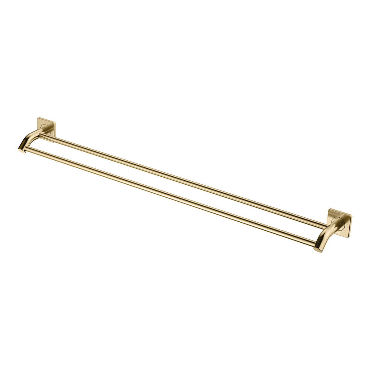 Fienza Sansa Double Towel Rail, 900mm, Urban Brass