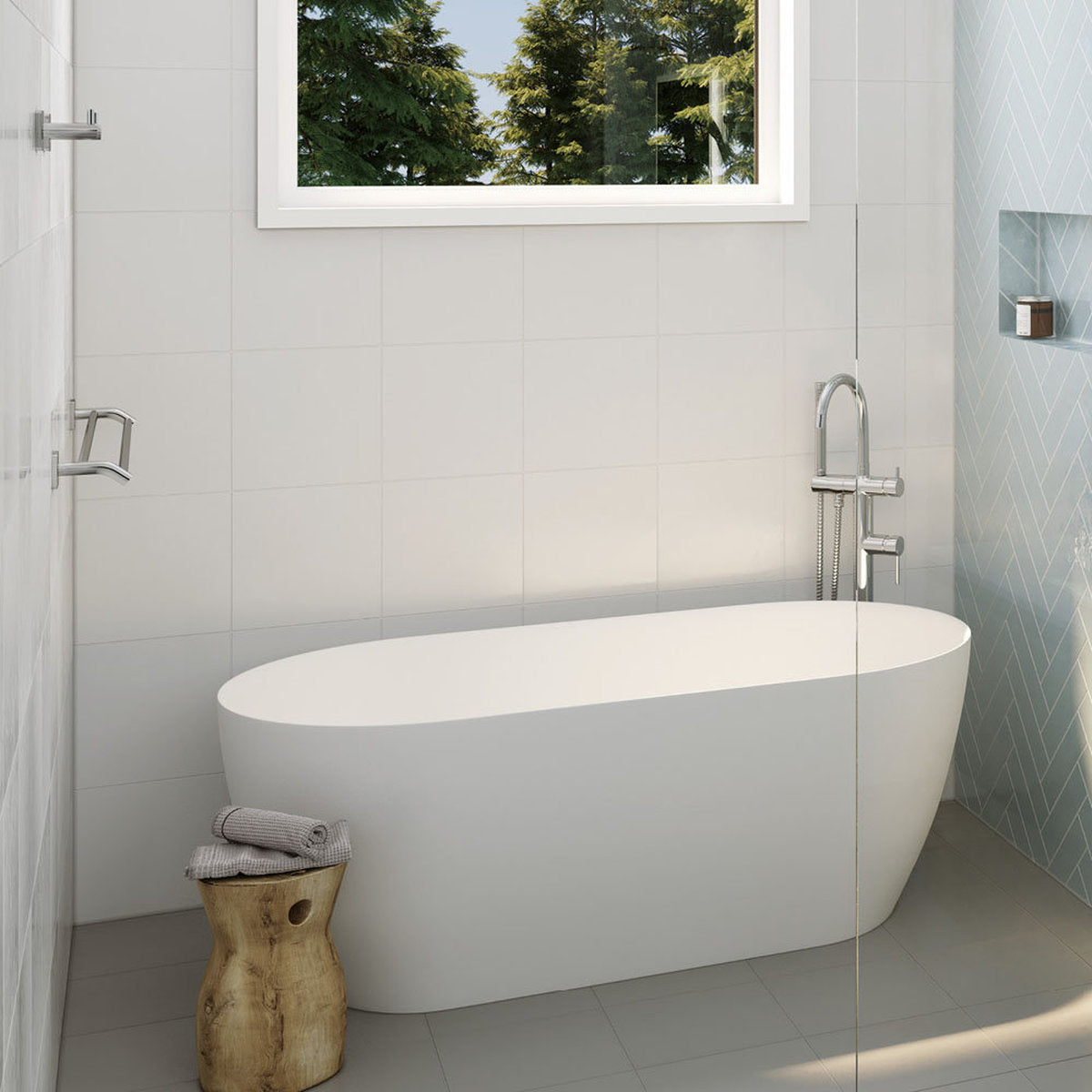 Fienza Sansa Double Towel Rail, 900mm, Chrome