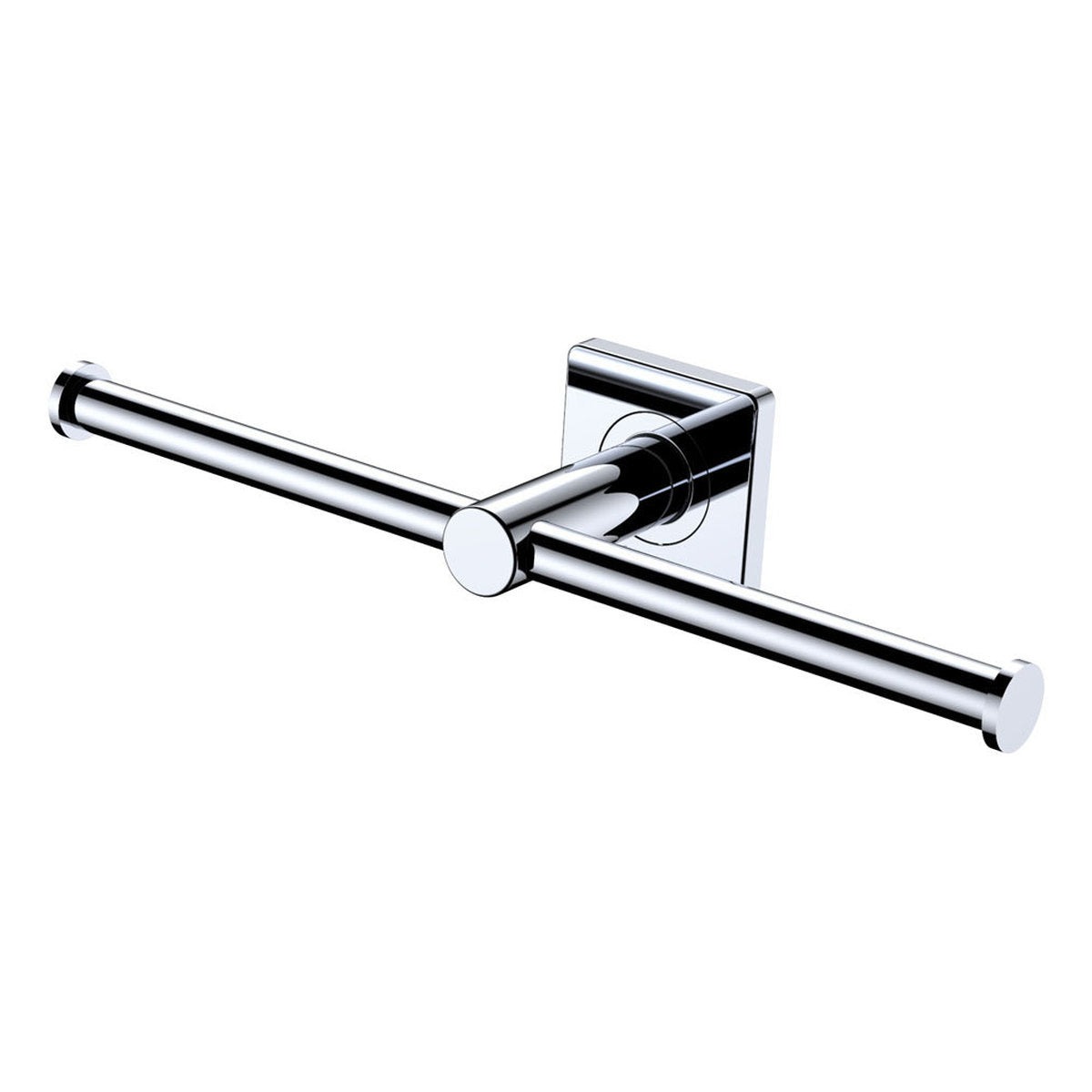 Fienza Sansa Double Toilet Roll Holder, Chrome