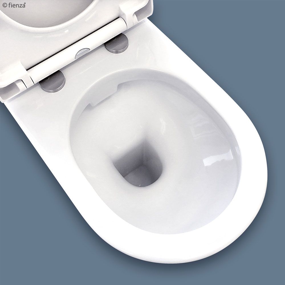 RAK Resort Wall-Faced Toilet Suite - Pan + Seat + GEBERIT Kappa Under Counter Cistern
