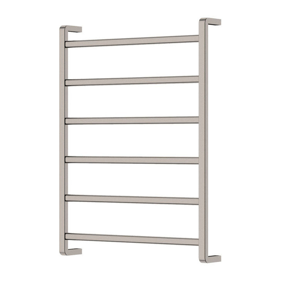 Fienza Tono Heated Towel Rail, 600x800mm, Brushed Nickel