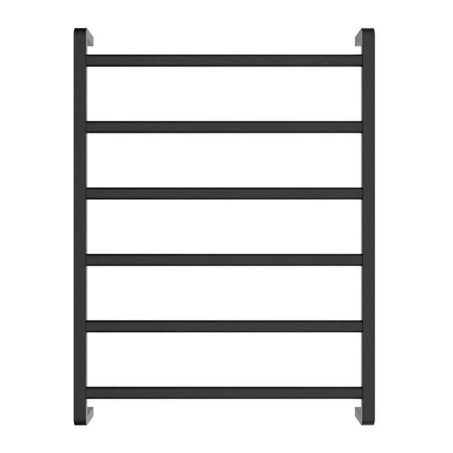 Fienza Tono Heated Towel Rail, 600x800mm, Matte Black
