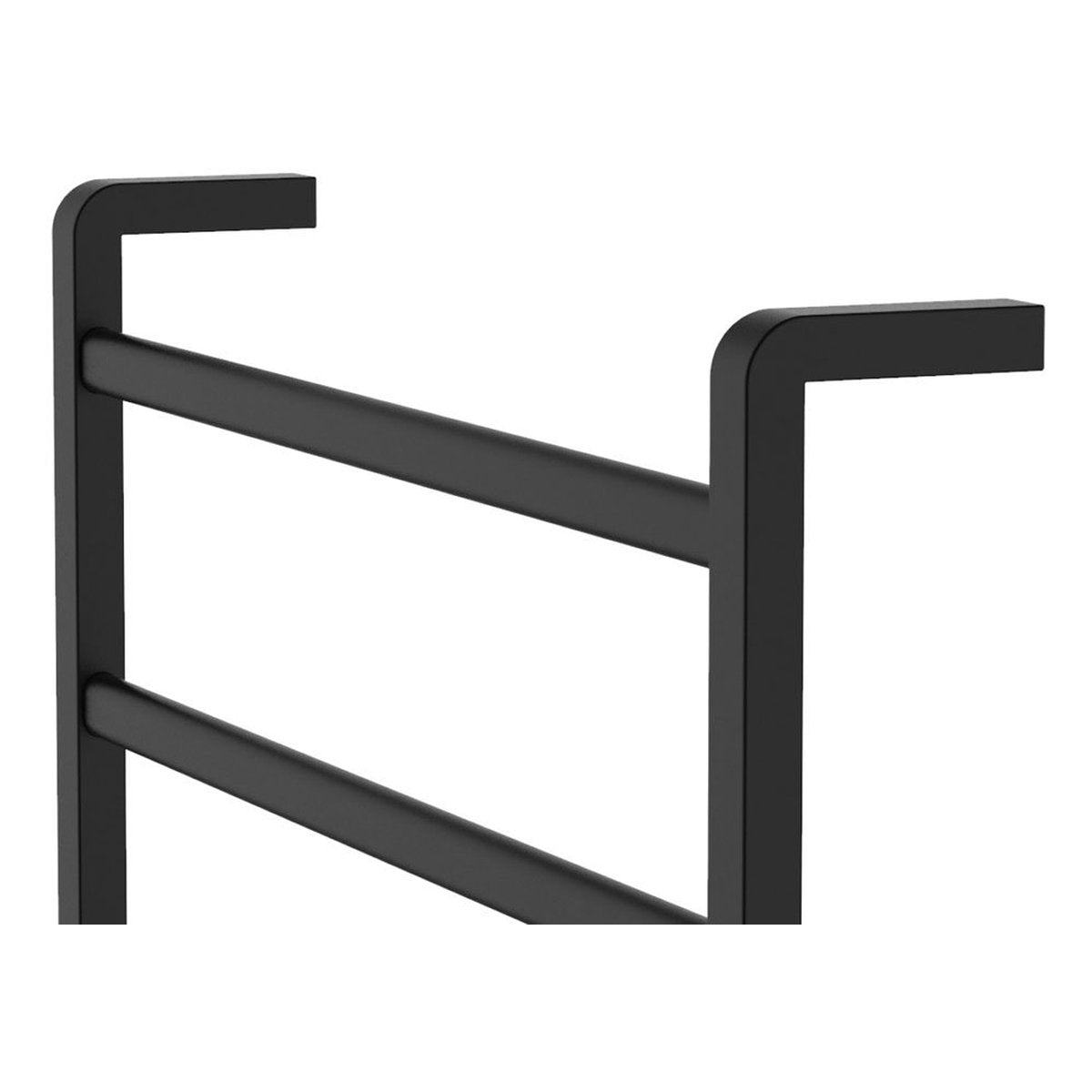 Fienza Tono Heated Towel Rail, 600x800mm, Matte Black