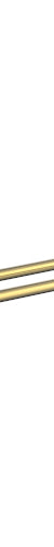 Cioso 600mm Double Towel Rail Modern Brass