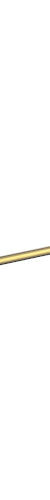 Cioso 800mm Single Towel Rail Modern Brass