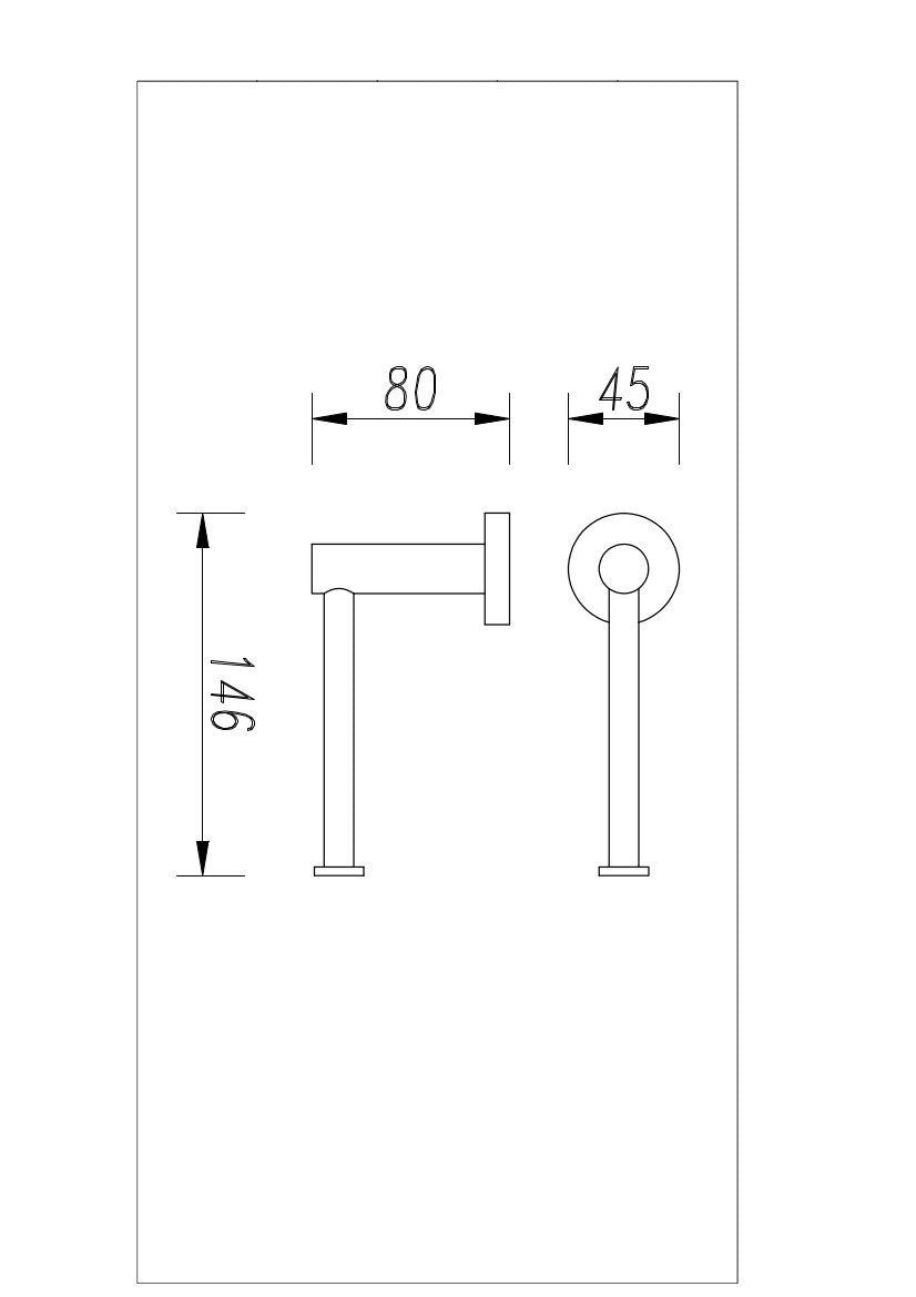 Cioso Toilet Roll Holder Brushed Modern Brass