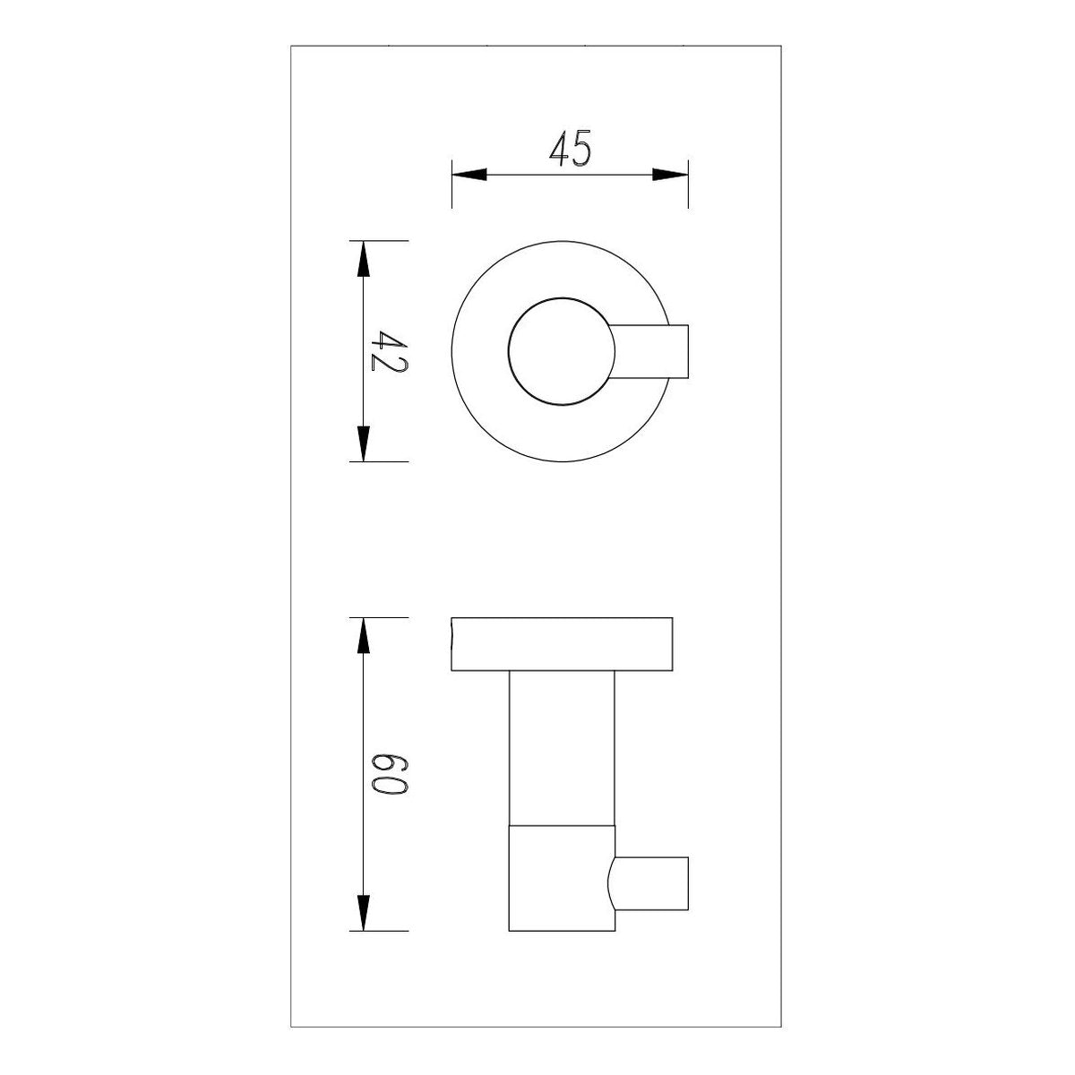 Millennium Cioso Robe Hook Rosa