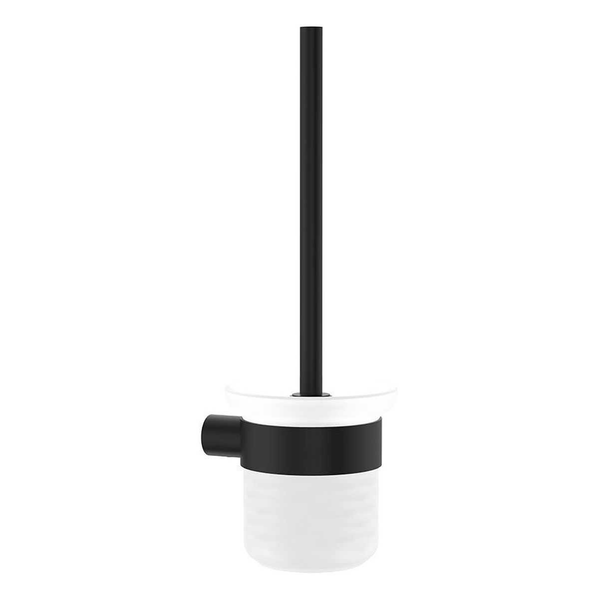 Empire Slim Toilet Brush & Holder, Matte Black