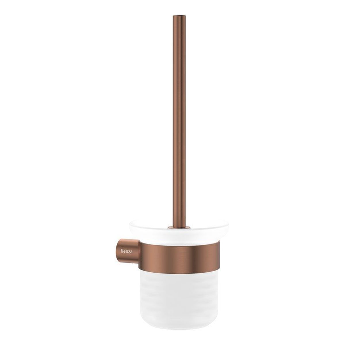 Empire Slim Toilet Brush & Holder, Brushed Copper