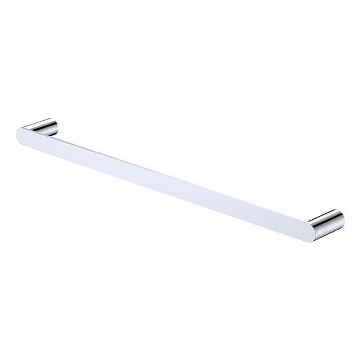Empire Slim Single Towel Rail, 600mm, Chrome