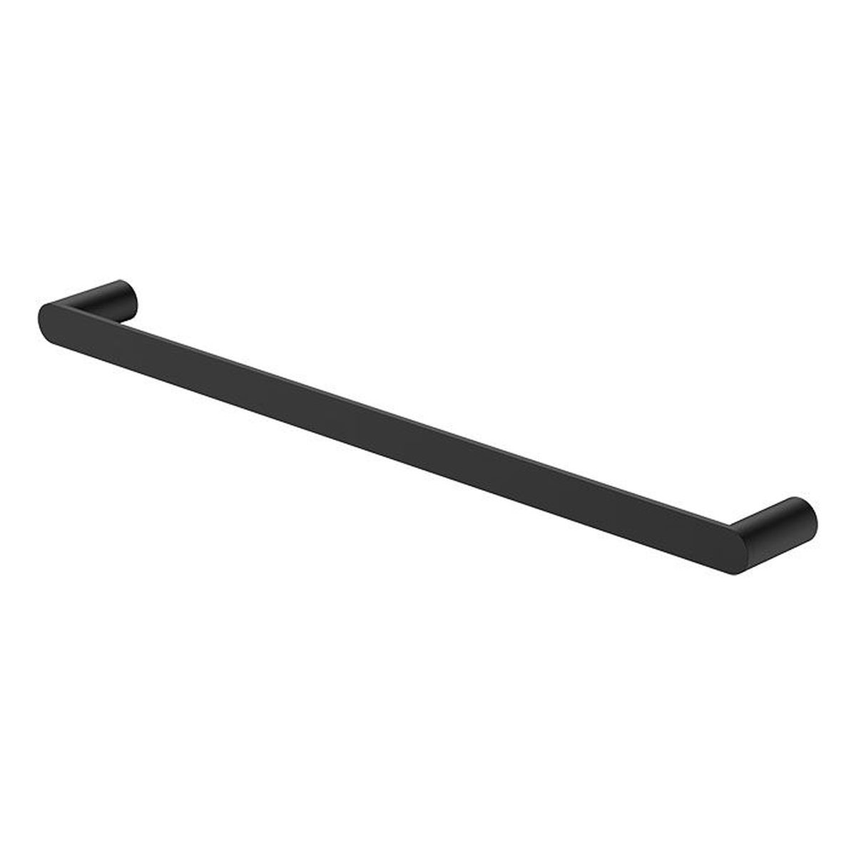 Empire Slim Single Towel Rail, 600mm, Matte Black