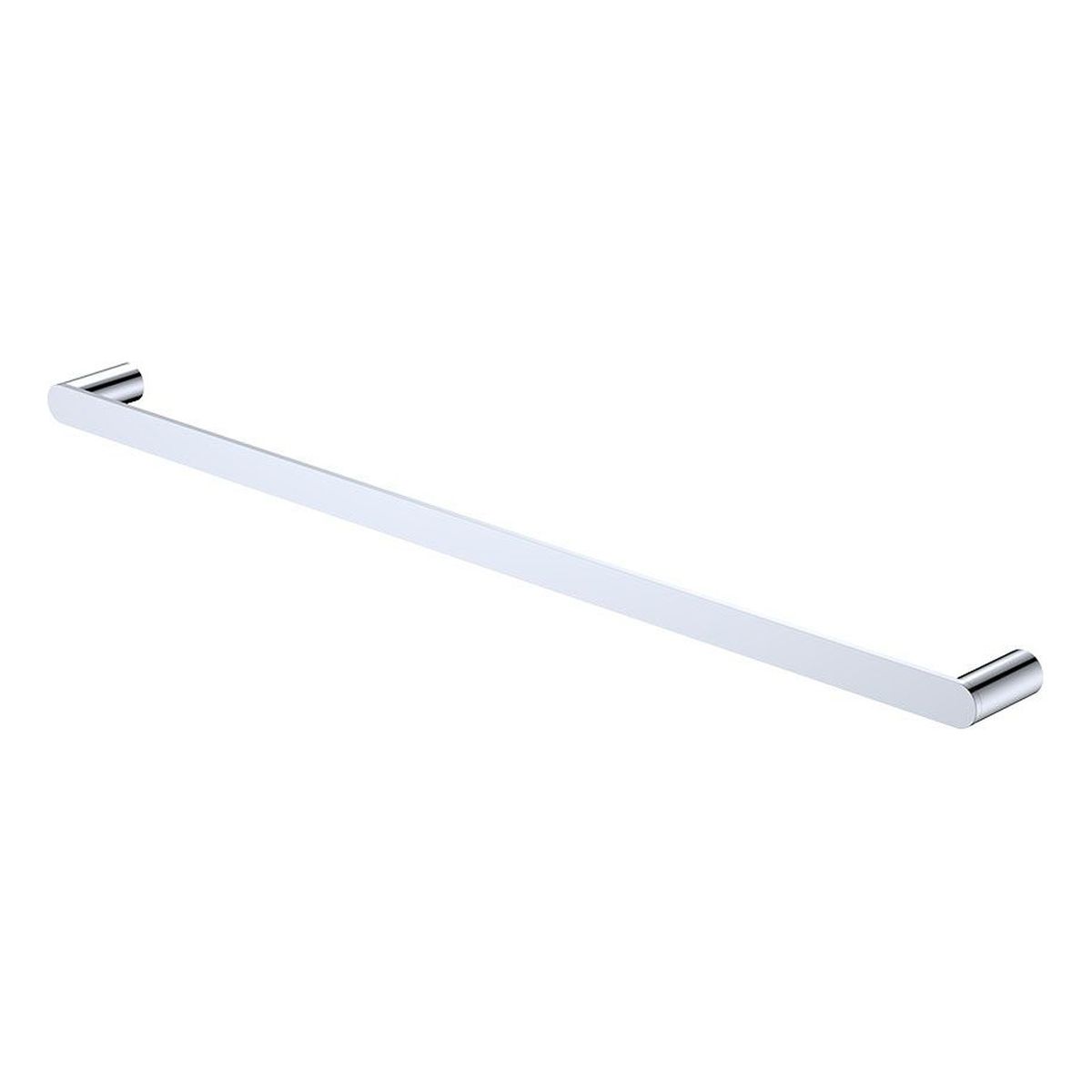 Empire Slim Single Towel Rail, 800mm, Chrome