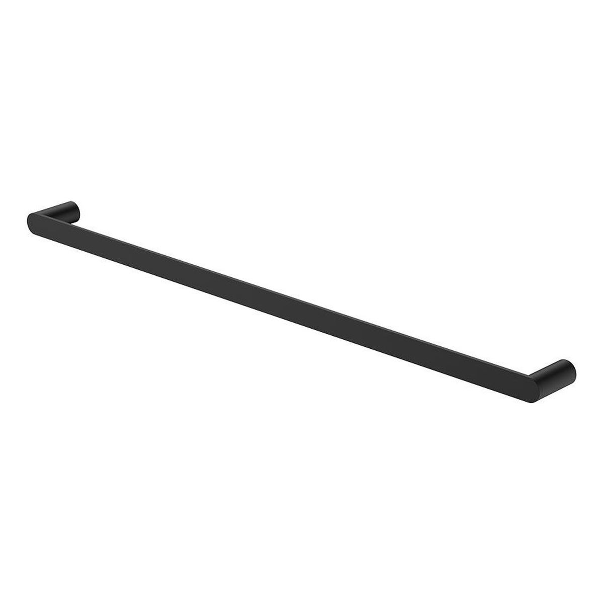 Empire Slim Single Towel Rail, 800mm, Matte Black
