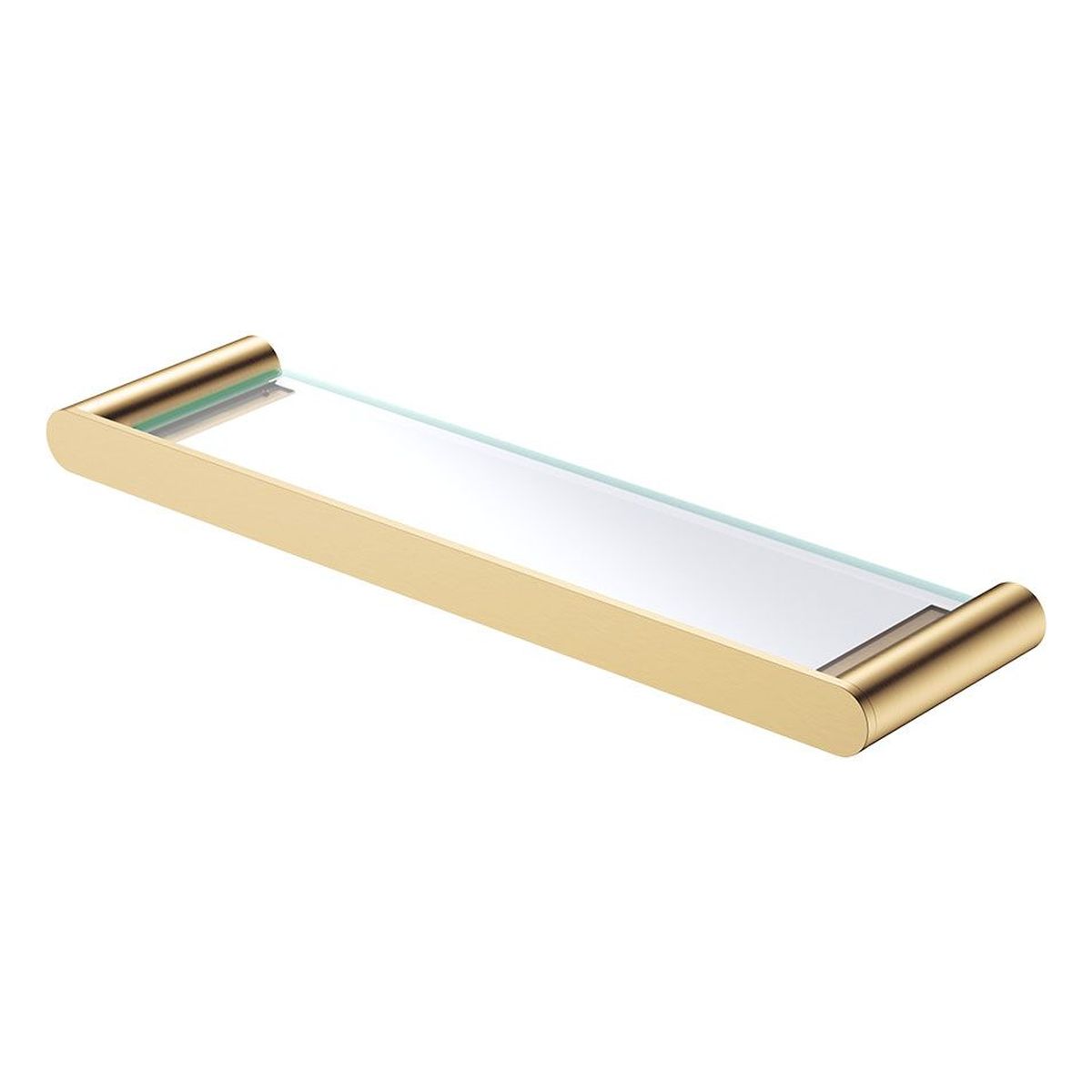 Empire Slim Glass Shelf, Urban Brass