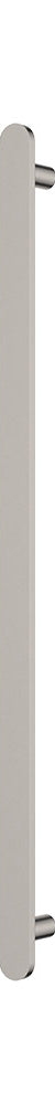 Empire Slim Vertical Heated Towel Rail, 60 x 900mm, Brushed Nickel