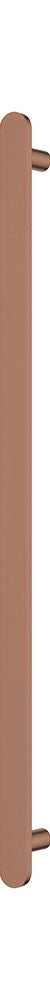 Empire Slim Vertical Heated Towel Rail, 60 x 900mm, Brushed Copper