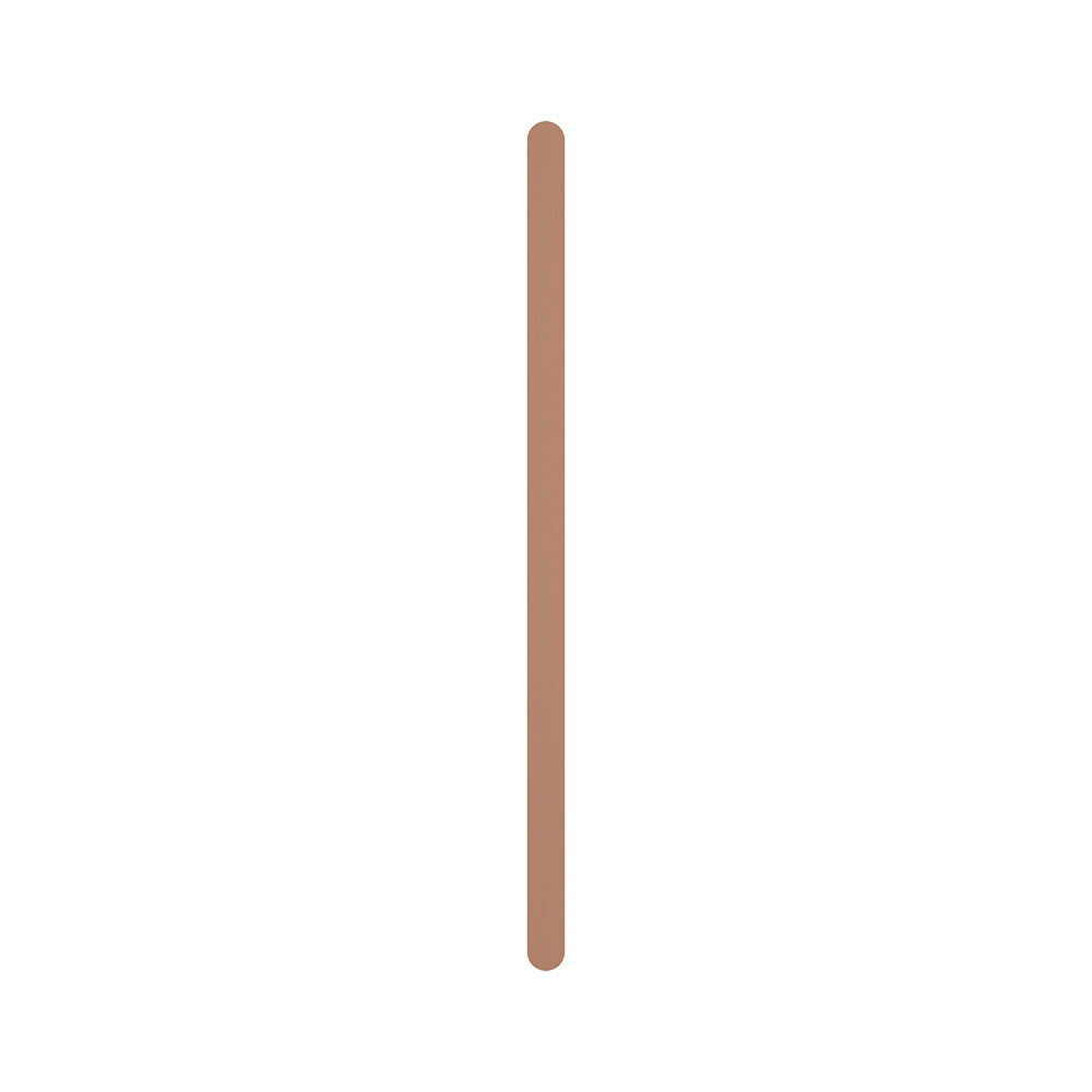 Empire Slim Vertical Heated Towel Rail, 60 x 900mm, Brushed Copper
