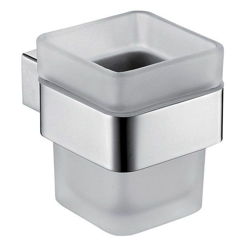 Koko Tumbler & Holder, Chrome
