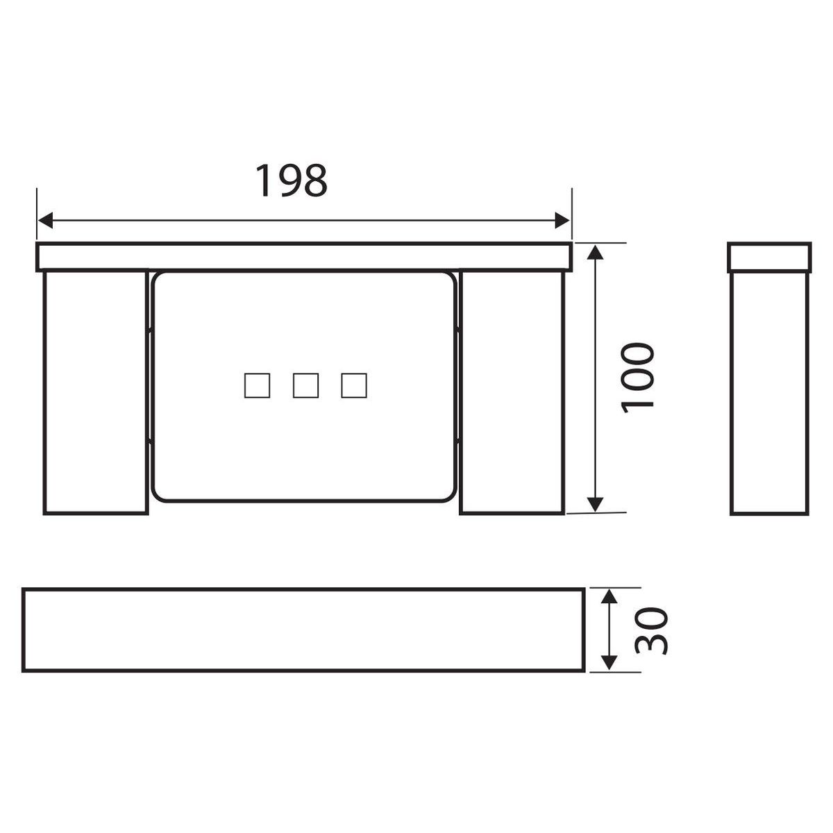 Koko Soap Shelf, Chrome
