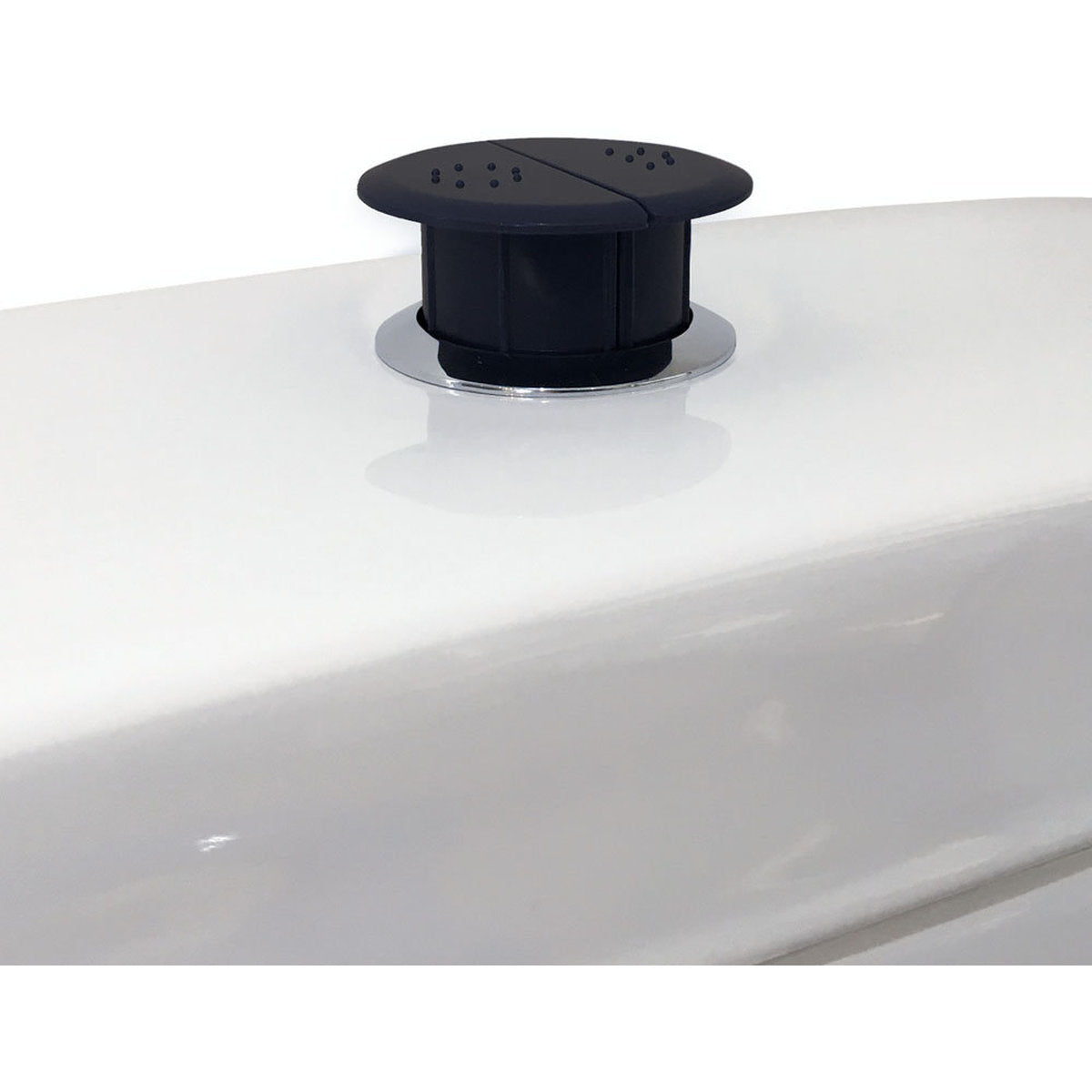 Fienza Raised Care Black Flush Buttons