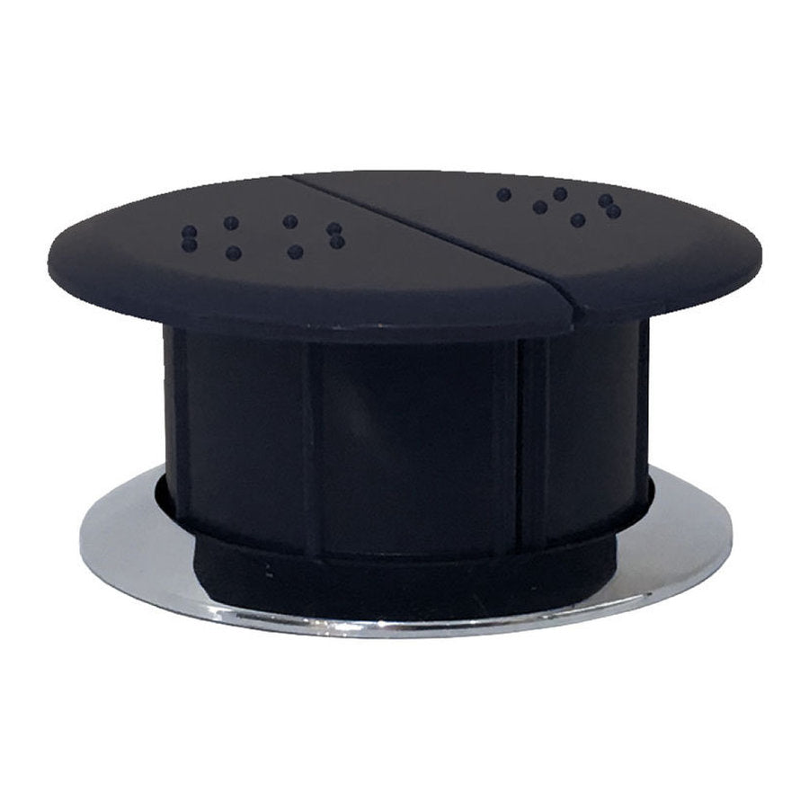 Fienza Raised Care Black Flush Buttons