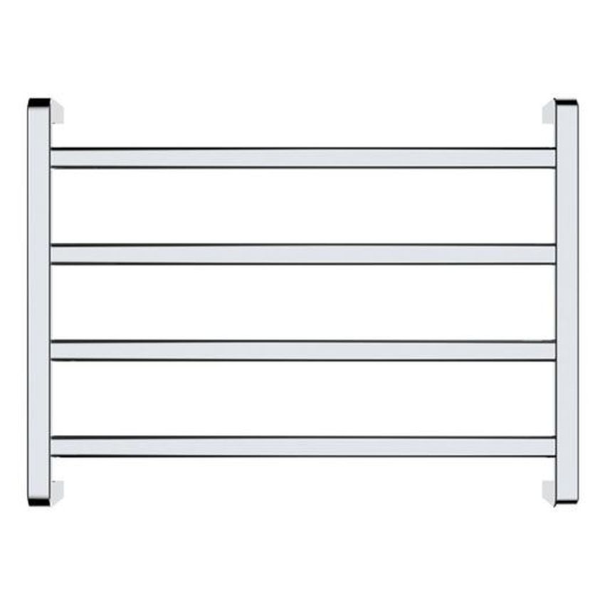 Koko Heated Towel Rail, 600 x 450mm, Chrome