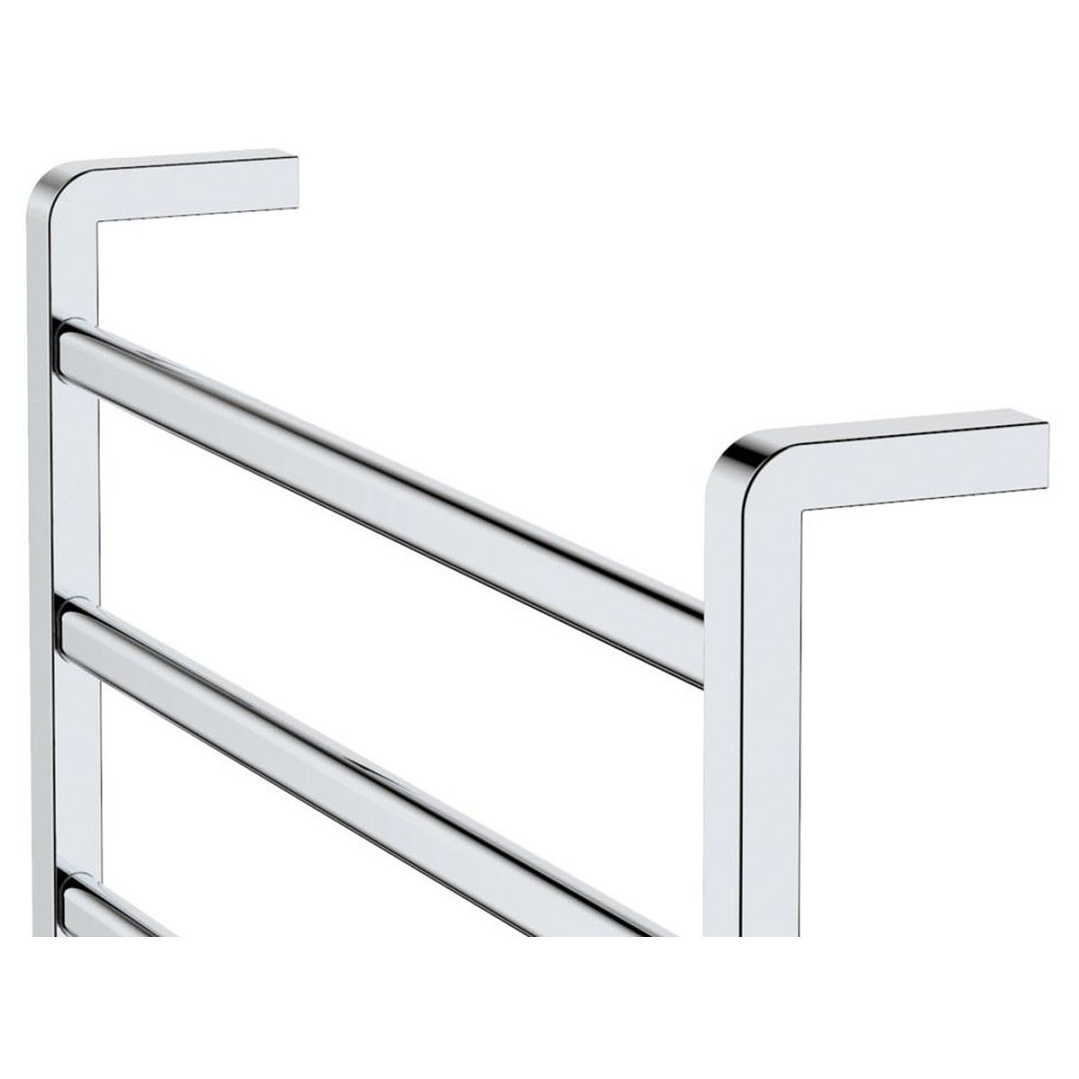 Koko Heated Towel Rail, 600 x 450mm, Chrome