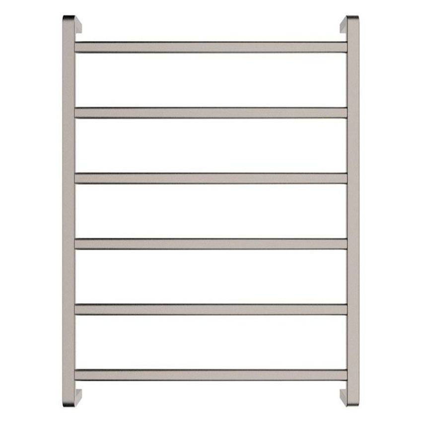 Koko Heated Towel Rail, 600 x 800mm, Brushed Nickel