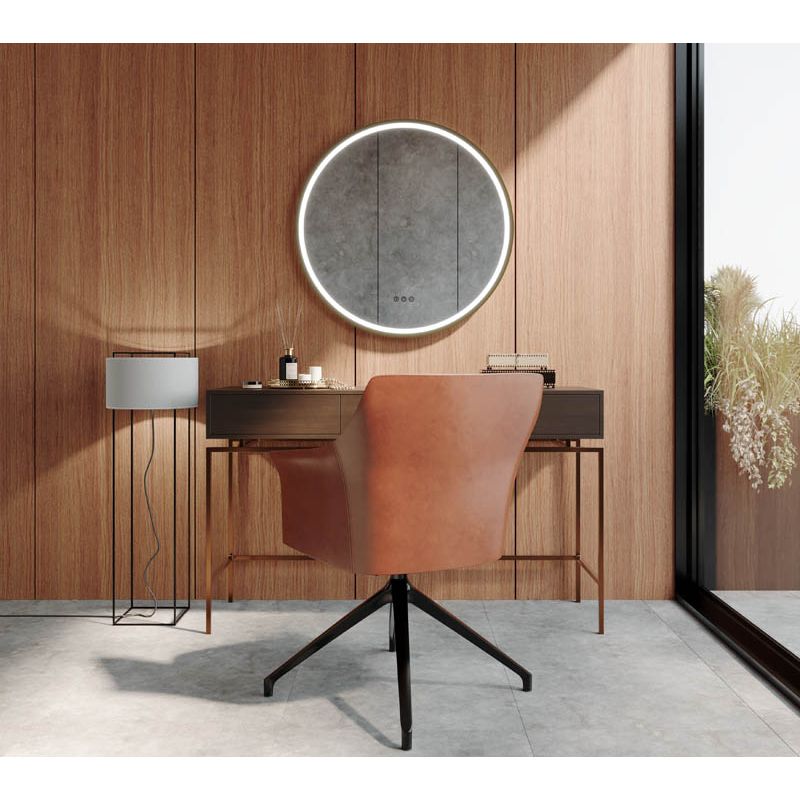 Sphere Standard LED Mirror S80-BB Brushed Brass