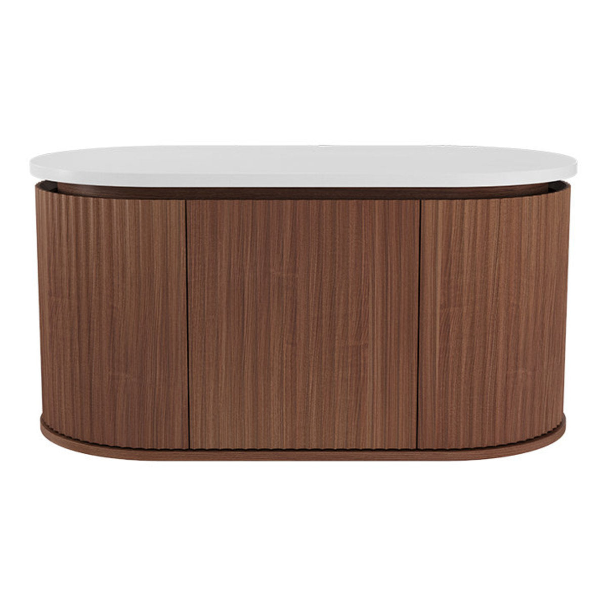 Fienza Empire Pill Walnut 900 Wall Hung Cabinet