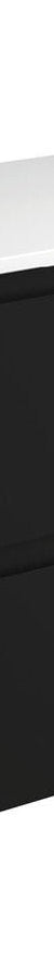 Fienza Amato Satin Black 900 Wall-Hung Cabinet, 1 Frame & 1 Towel Rail