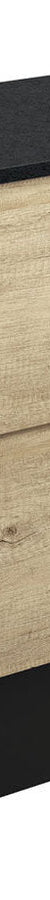 Fienza Amato Scandi Oak 900 Cabinet On Kickboard, Satin Black Panels