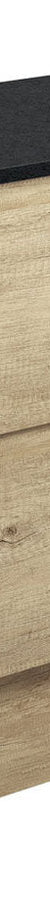 Fienza Amato Scandi Oak 900 Cabinet On Kickboard, Matte Black Frames
