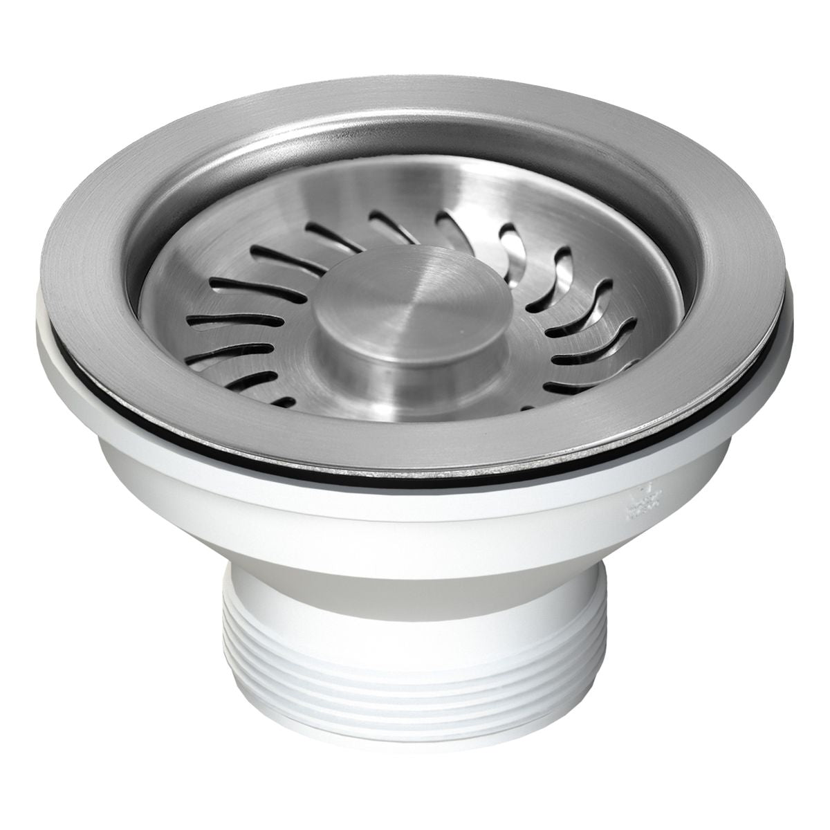 Turner Hastings 90X50 Brushed Nickel Pvd Basket Waste & Long Bolt